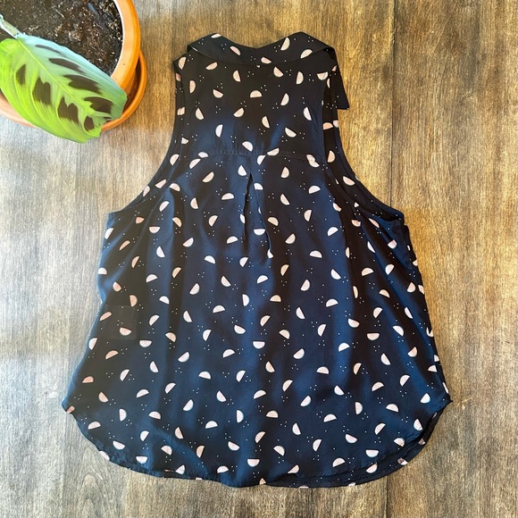 Ckh CLOCKHOUSE C&A | Women’s sleevless button down shirt | Size 4 - Picture 4 of 8